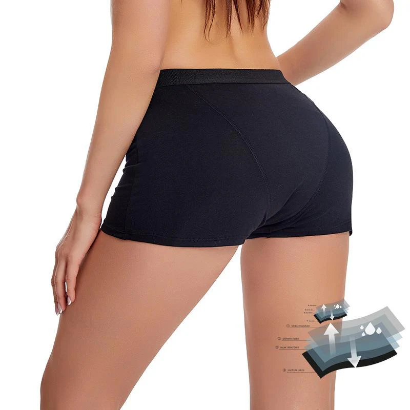 Leakproof Boyshort For Periods and Incontinence - SLK8036 - Image 7