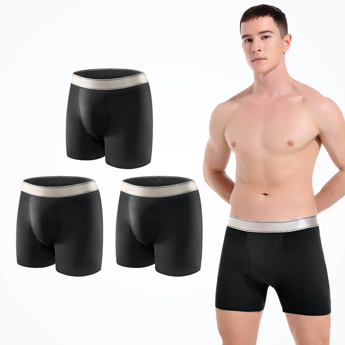 Leak Proof Nighttime Washable Incontinence Underpants - M75 - Image 16