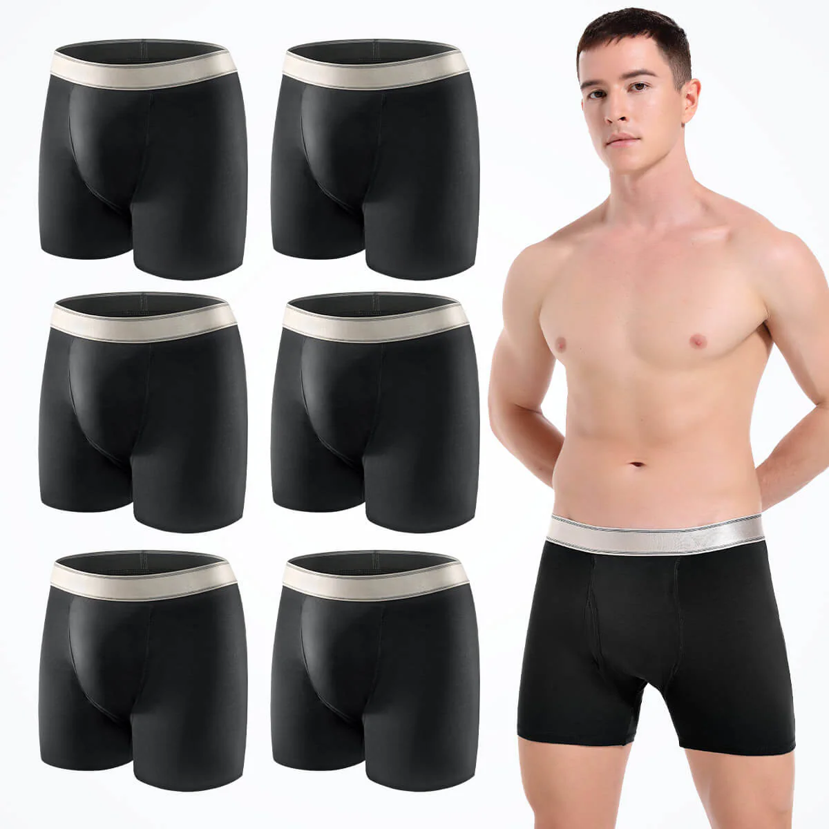 Leak Proof Nighttime Washable Incontinence Underpants - M75 - Image 17
