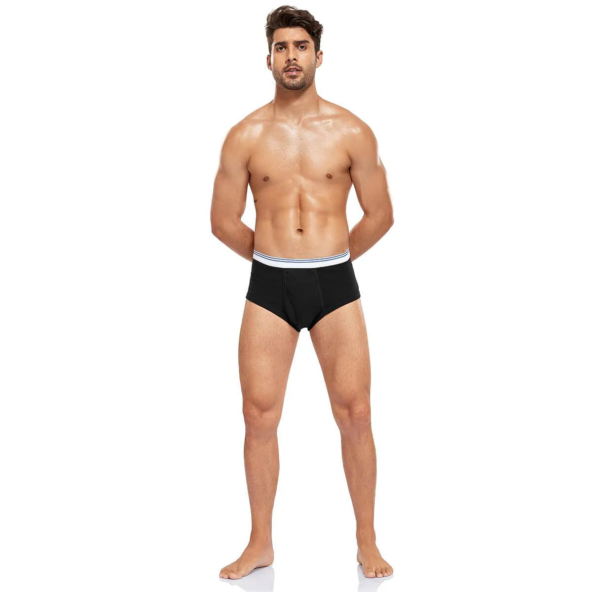 9-Pack Reusable Incontinence Briefs with Fly - M65 - Image 12