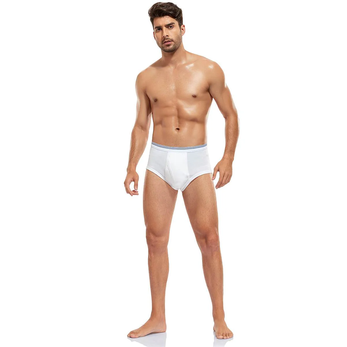 Mixed Pack Men's Washable Incontinence Briefs with Fly - M65 - Image 13