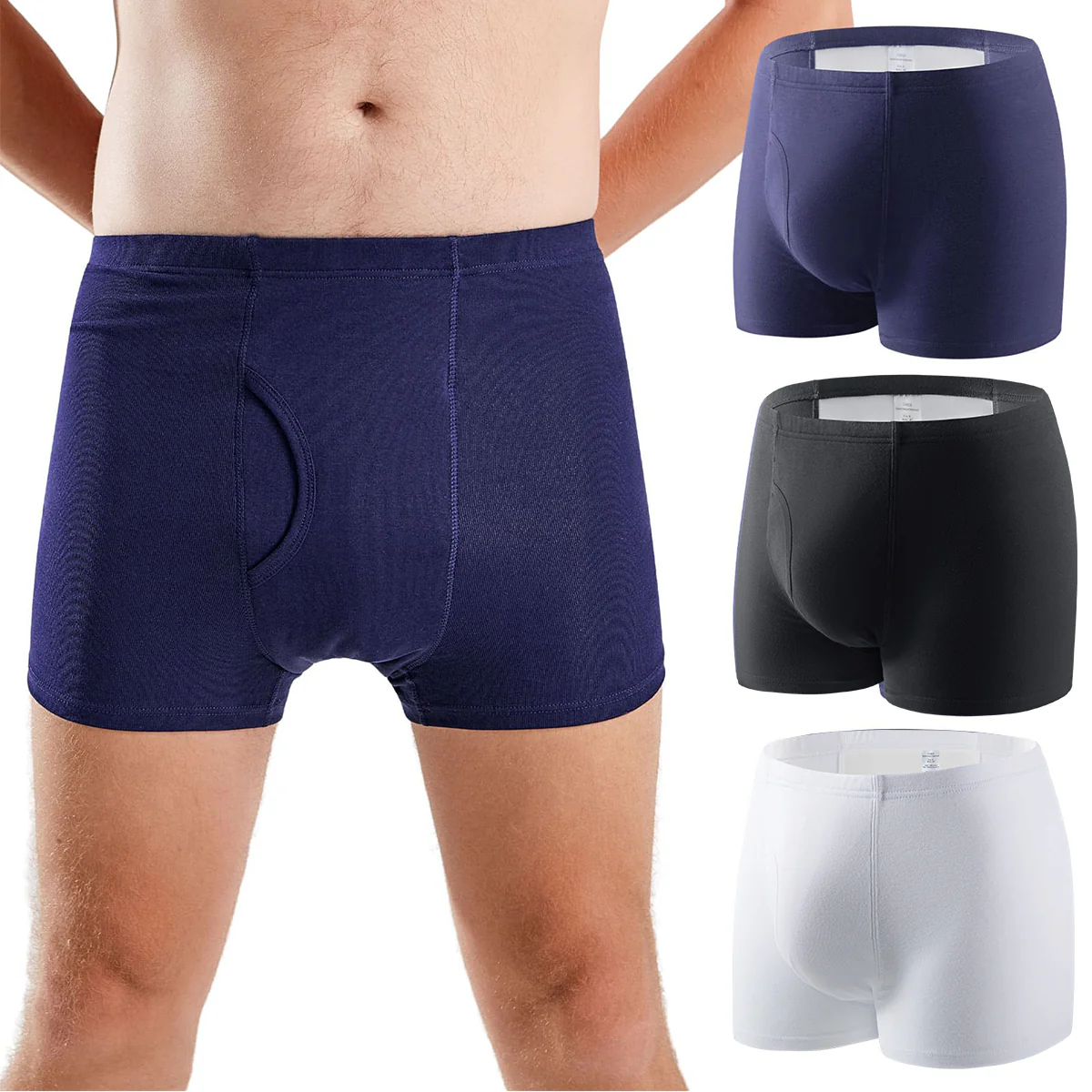 Men's Washable Incontinence Boxer Shorts - M67 Mixed Pack - Image 12