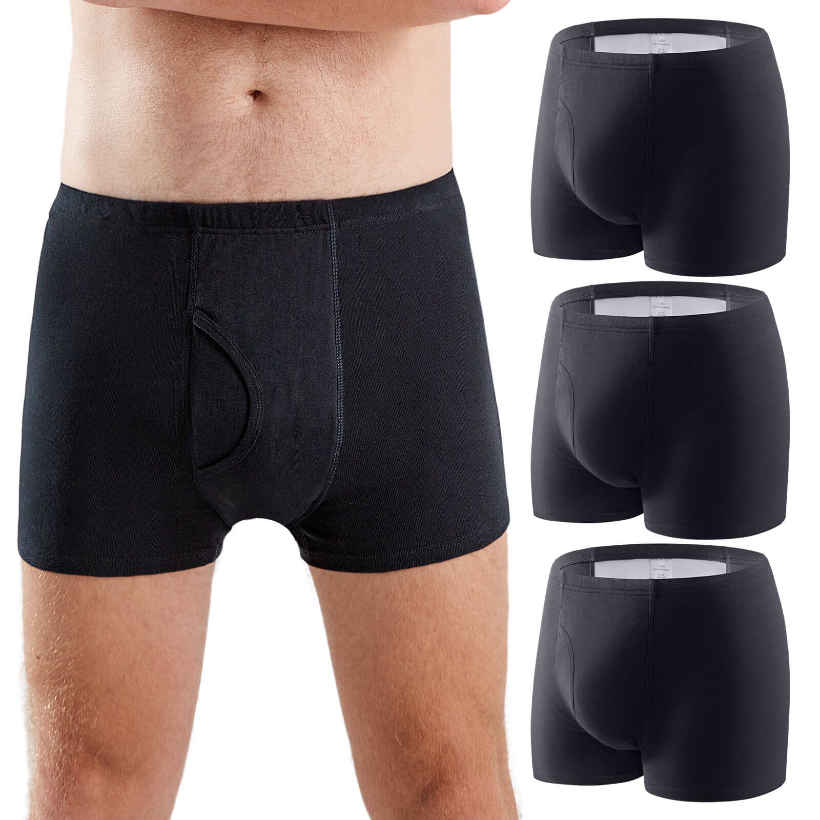 Men's Washable Incontinence Boxer Shorts - M67 Mixed Pack - Image 13