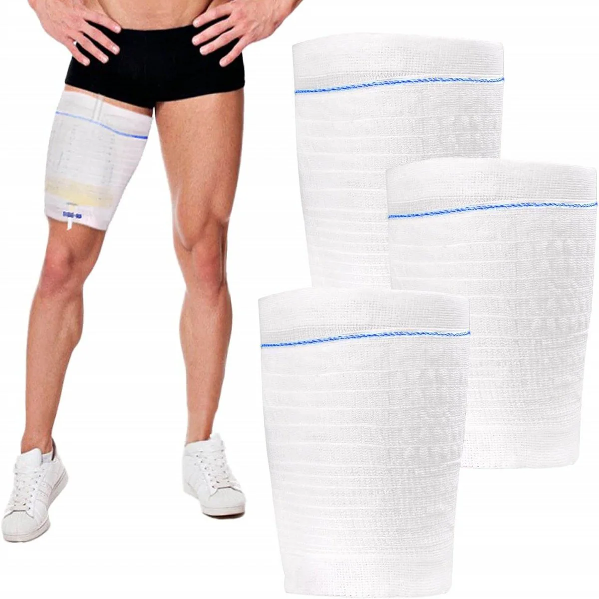 2-Pack Washable Catheter Leg Holder - Image 4