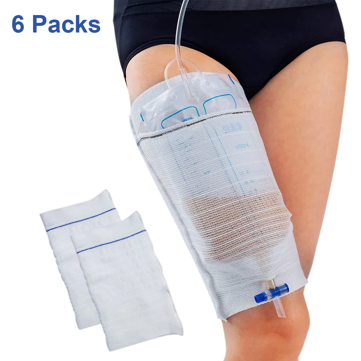 2-Pack Washable Catheter Leg Holder - Image 5