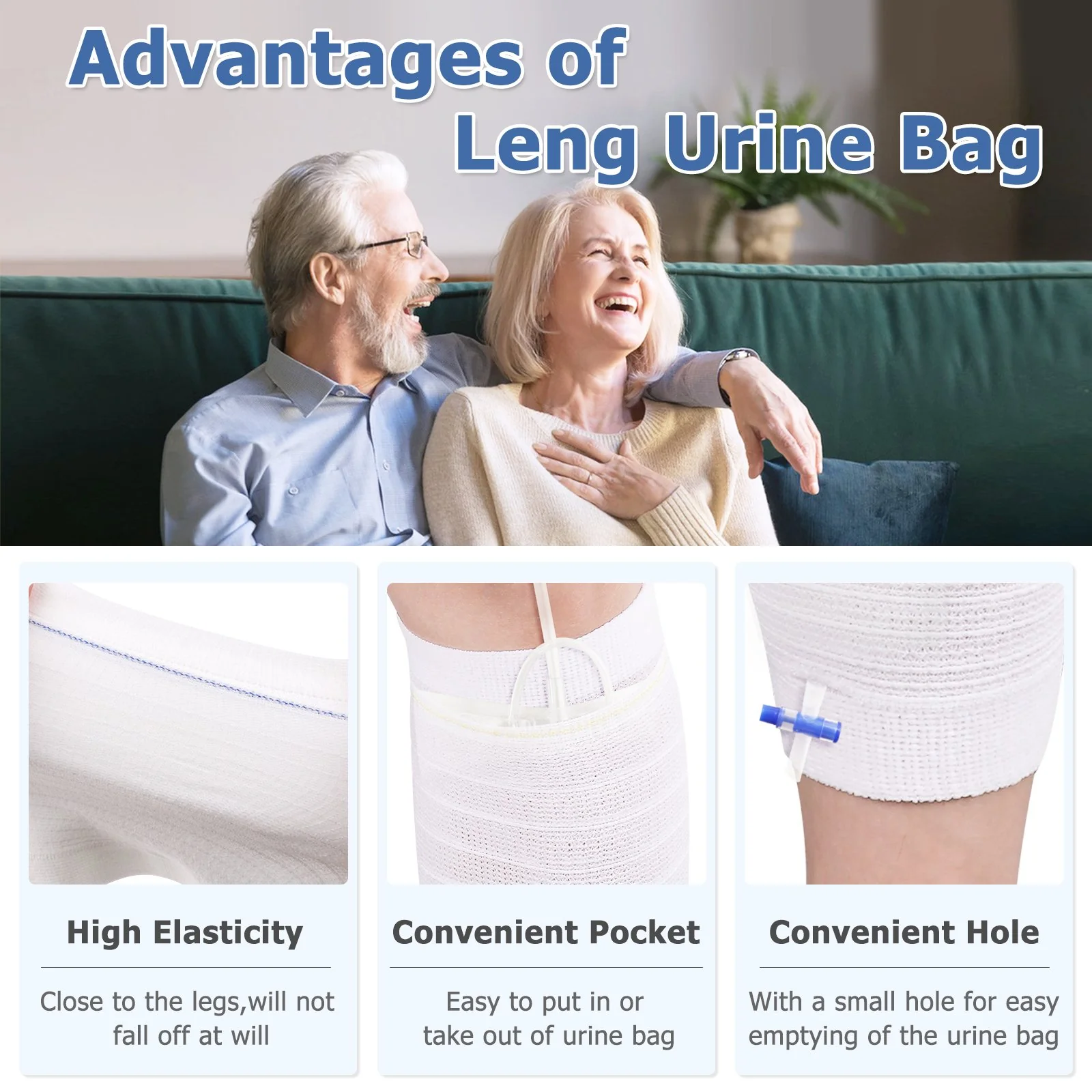 2-Pack Washable Catheter Leg Holder - Image 9